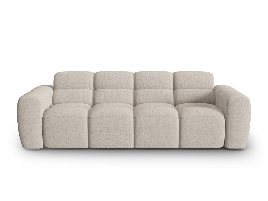 MICADONI Lisa 4 pers. sofa sand struktur stof