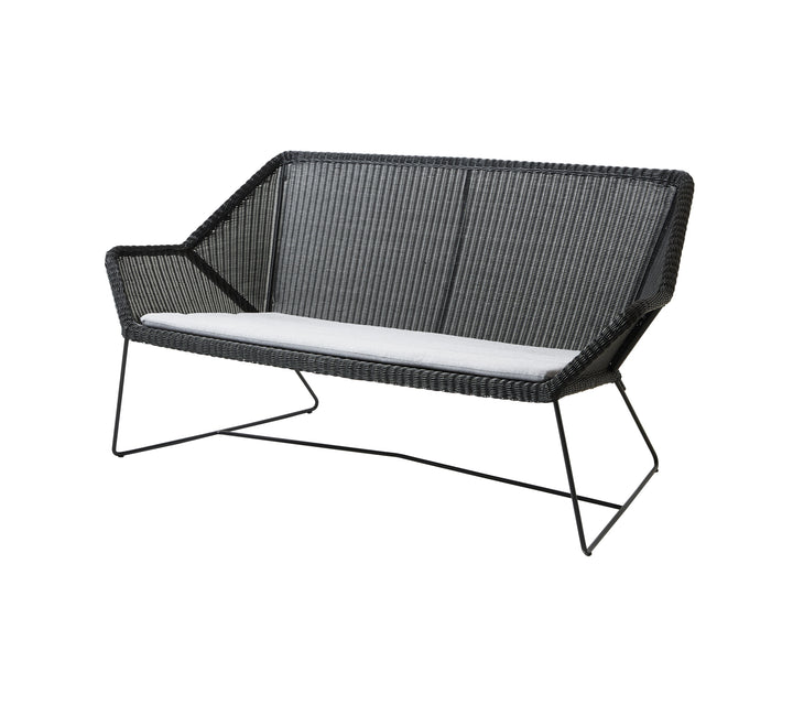 Produktbillede af CANE-LINE BREEZE 2/PERS SOFA BLACK 154 i premium kvalitet