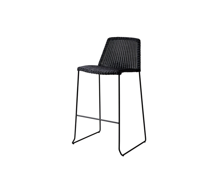 Produktbillede af CANE-LINE BREEZE BARSTOL BLACK 101 i premium kvalitet