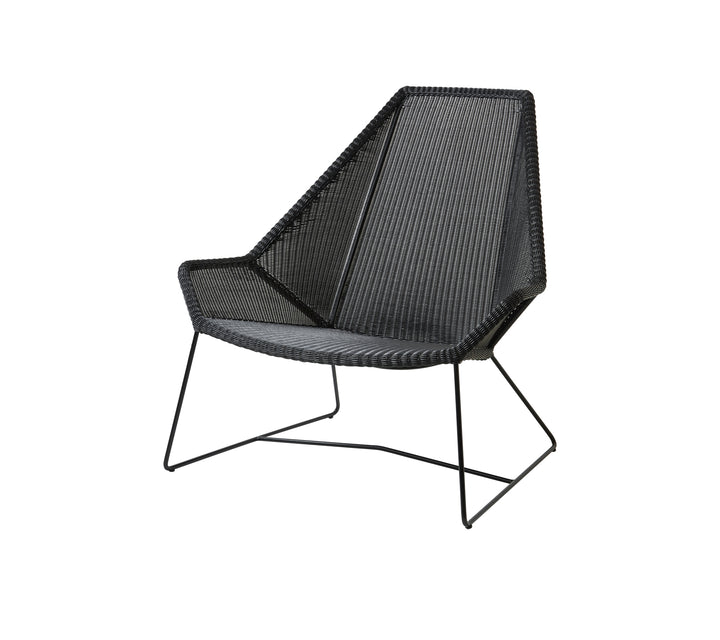 Produktbillede af CANE-LINE BREEZE HIGHBACK STOL BLACK 98 i premium kvalitet