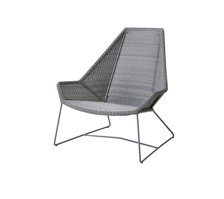 Produktbillede af CANE-LINE BREEZE HIGHBACK STOL LIGHT GREY 98 i premium kvalitet