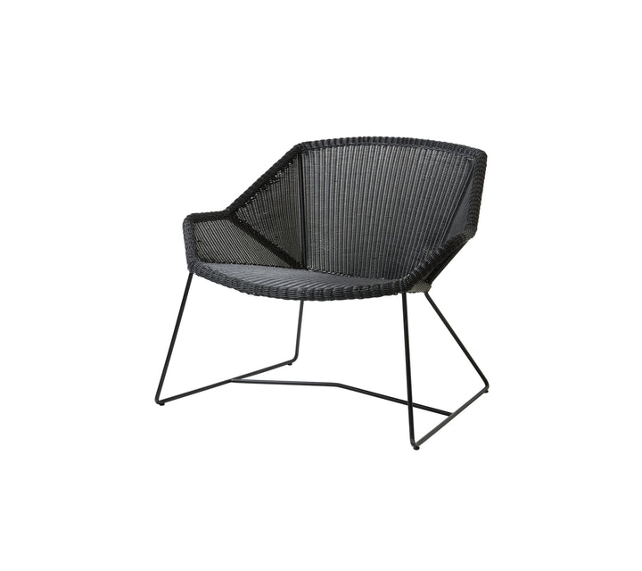 Produktbillede af CANE-LINE BREEZE LOUNGESTOL BLACK 87 i premium kvalitet