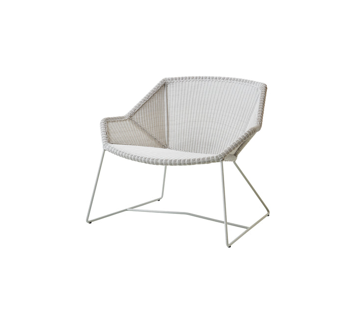 Produktbillede af CANE-LINE BREEZE LOUNGESTOL WHITE GREY 87 i premium kvalitet