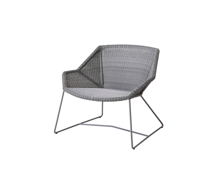 Produktbillede af CANE-LINE BREEZE LOUNGESTOL LIGHT GREY 87 i premium kvalitet