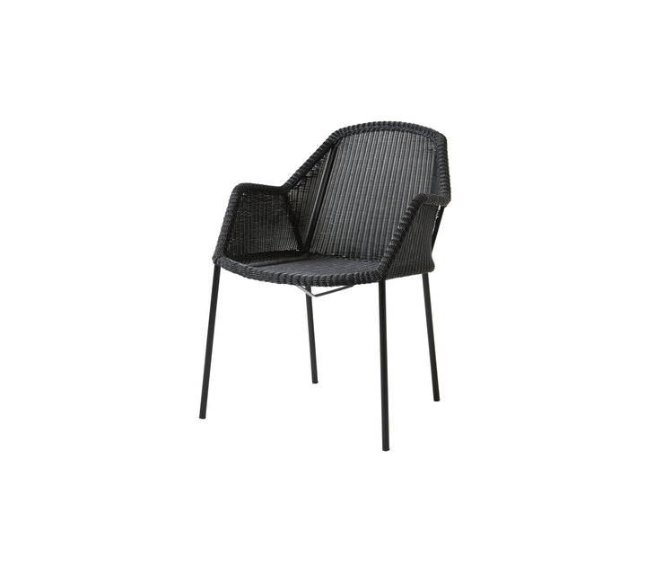 Produktbillede af CANE-LINE BREEZE STOL BLACK 83 i premium kvalitet