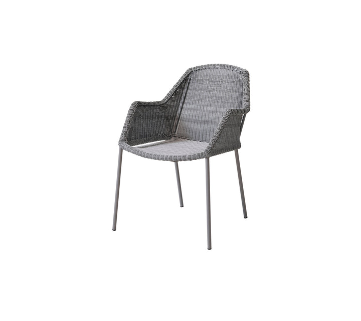 Produktbillede af CANE-LINE BREEZE STOL LIGHT GREY 83 i premium kvalitet