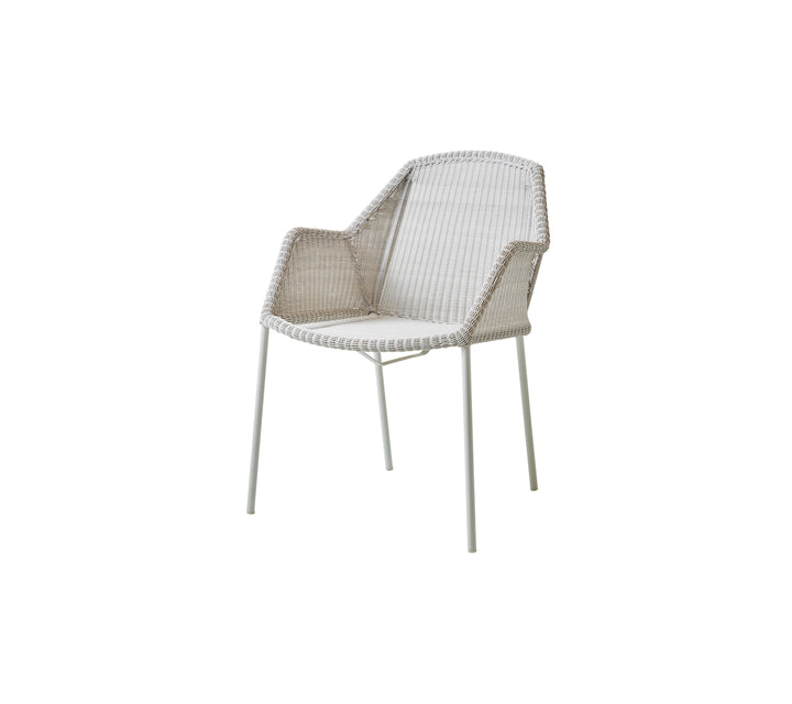 Produktbillede af CANE-LINE BREEZE STOL WHITE GREY 83 i premium kvalitet