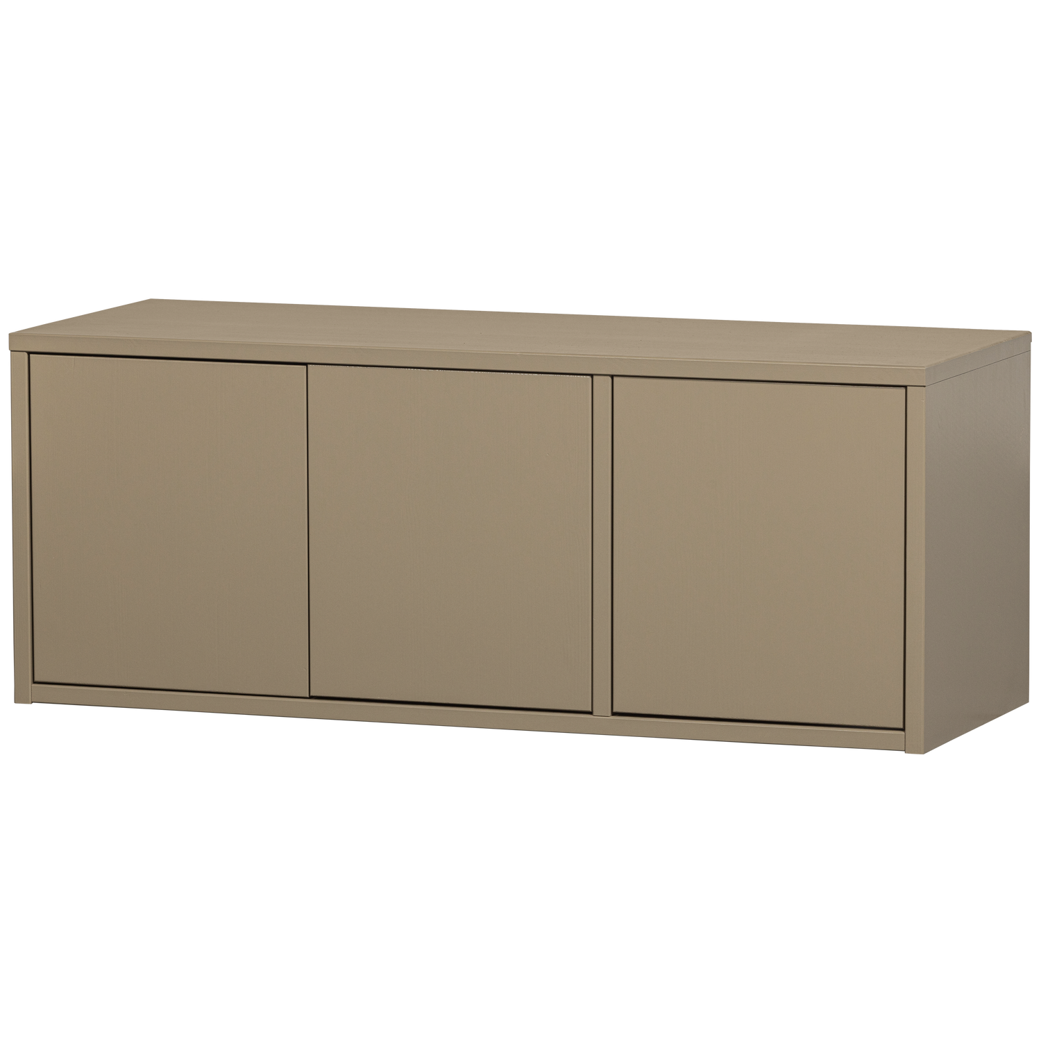 Produktbillede af WOOOD Turner TV-bord m. 3 låger og 2 hylder brun fyrretræ 120x44 i premium kvalitet