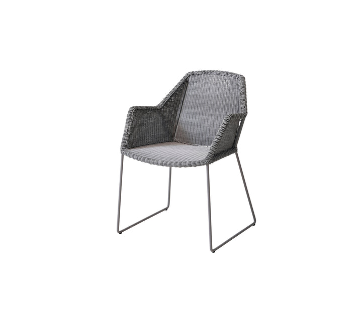 Produktbillede af CANE-LINE BREEZE STOL V2 LIGHT GREY 83 i premium kvalitet