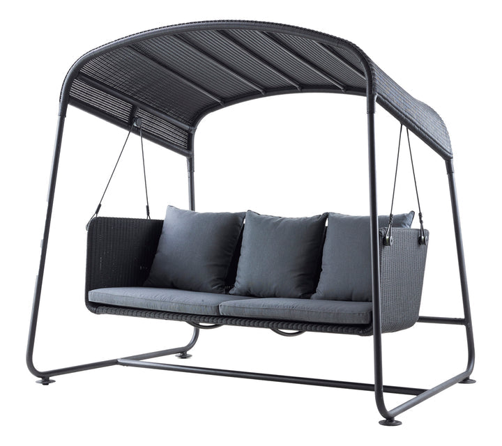 Produktbillede af CANE-LINE CAVE SWING SOFA INKL. HYNDER GRAPHITE 214 i premium kvalitet