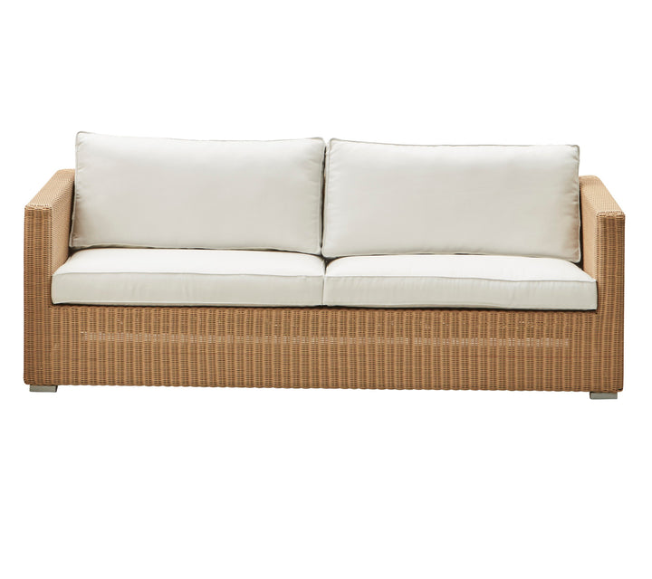 Produktbillede af CANE-LINE CHESTER SOFA 3/PERS INKL. HVID HYNDER NATURAL 197 i premium kvalitet