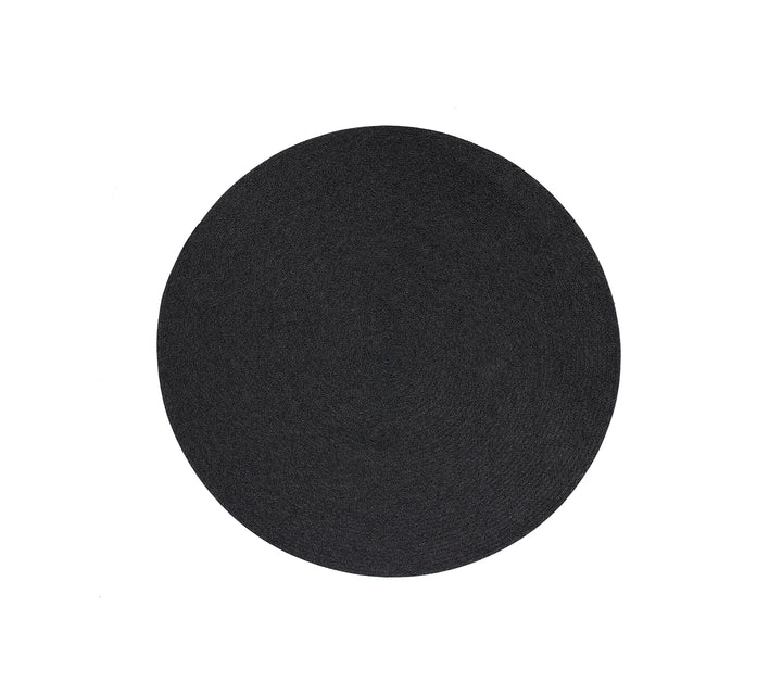 Produktbillede af CANE-LINE CIRCLE TæPPE DARK GREY 140 i premium kvalitet