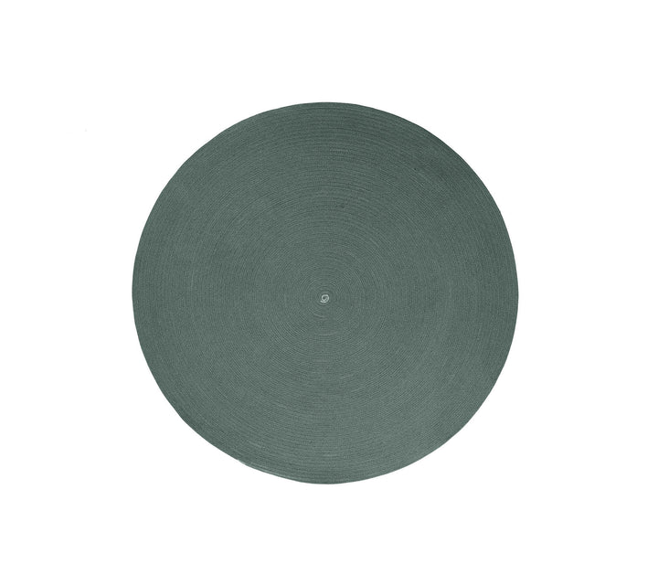 Produktbillede af CANE-LINE CIRCLE TæPPE DARK GREEN 140 i premium kvalitet