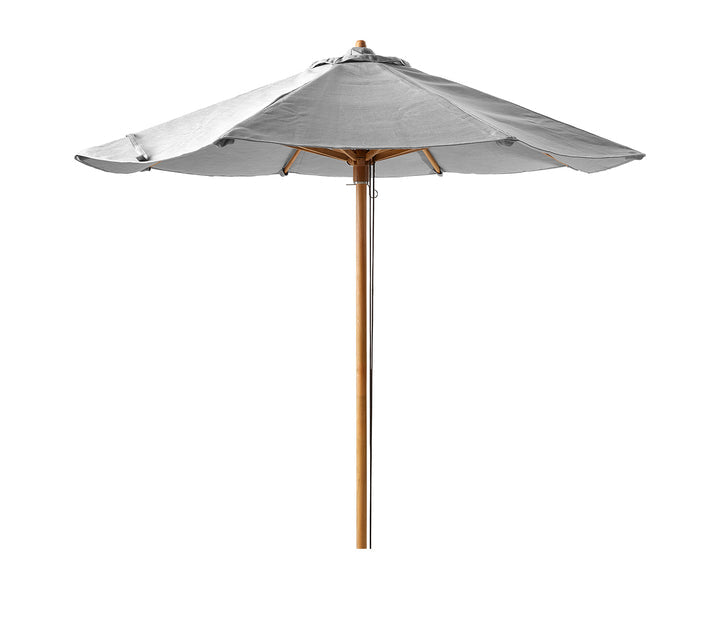 Produktbillede af CANE-LINE SCLASSIC PARASOL M/SNORETRæK TEAK 240 i premium kvalitet