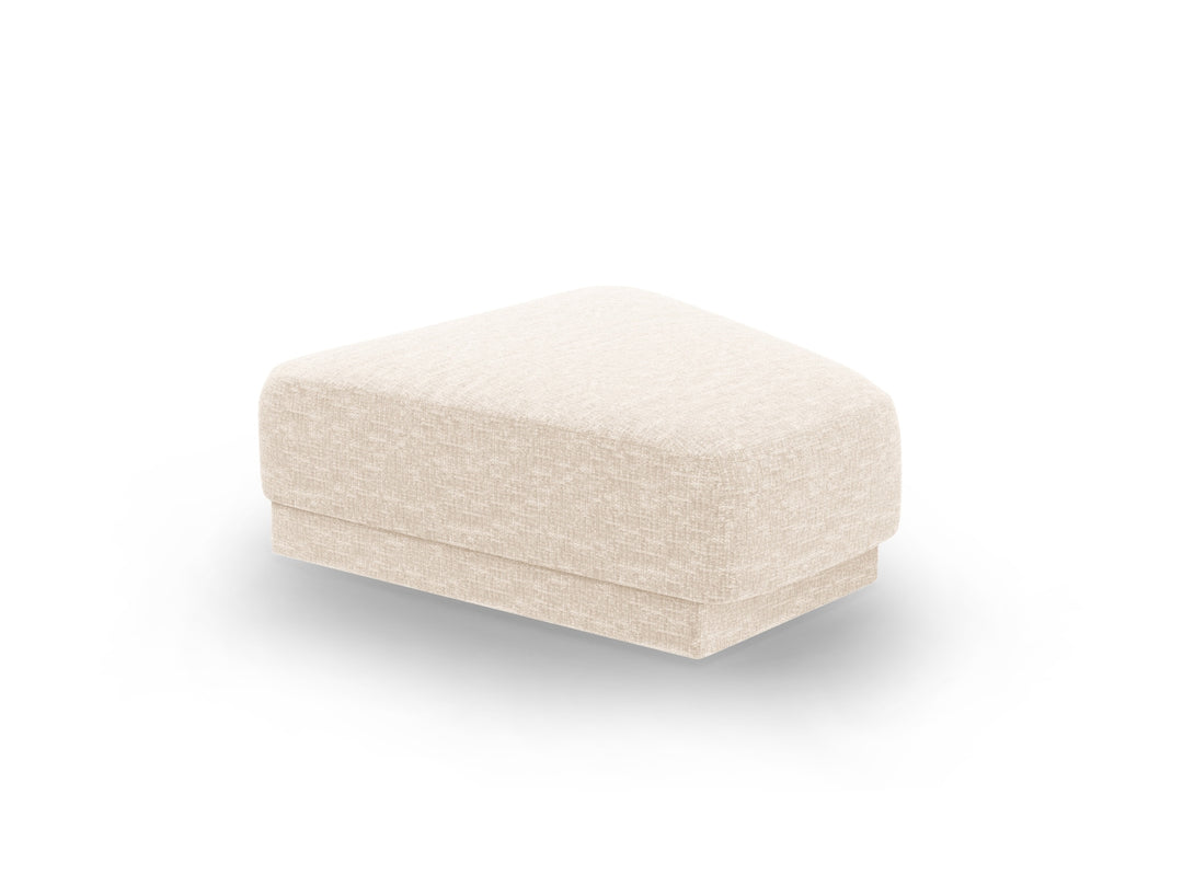 MICADONI Miley modulær puf lys beige chenille 83x78x40