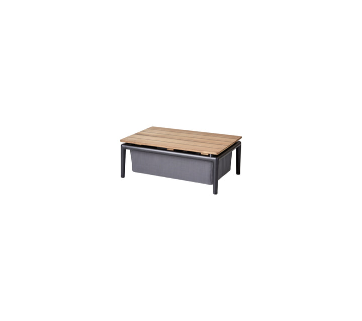 Produktbillede af CANE-LINE CONIC BOX BORD GREY TEAK 74 i premium kvalitet