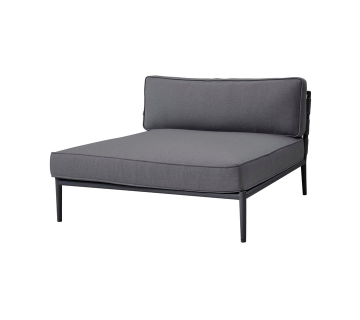 Produktbillede af CANE-LINE DAYBED MODUL GREY 140 i premium kvalitet