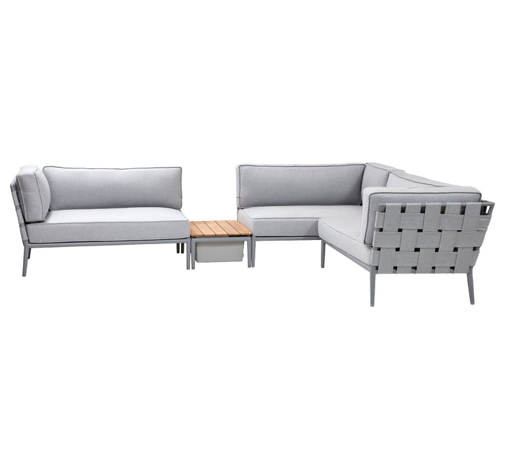 Produktbillede af CANE-LINE CONIC LOUNGE 2 LIGHT GREY 332 i premium kvalitet