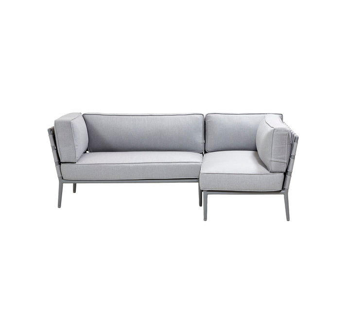 Produktbillede af CANE-LINE CONIC LOUNGE 3 LIGHT GREY 222 i premium kvalitet