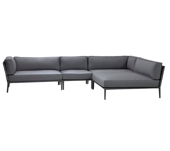 Produktbillede af CANE-LINE CONIC LOUNGE 4 GREY 360 i premium kvalitet