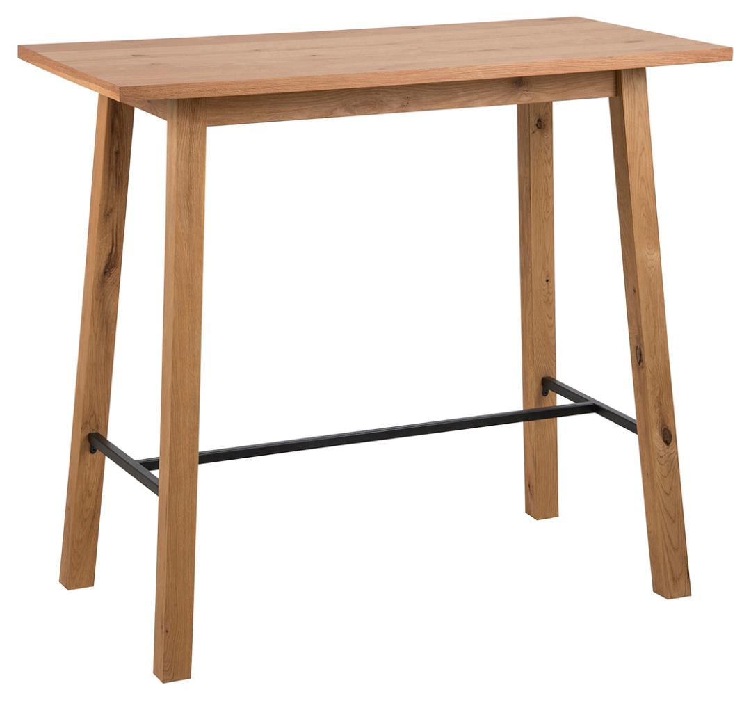 ACT NORDIC Chara barbord m. fodstøtte natur vild eg egefiner 117x58x105