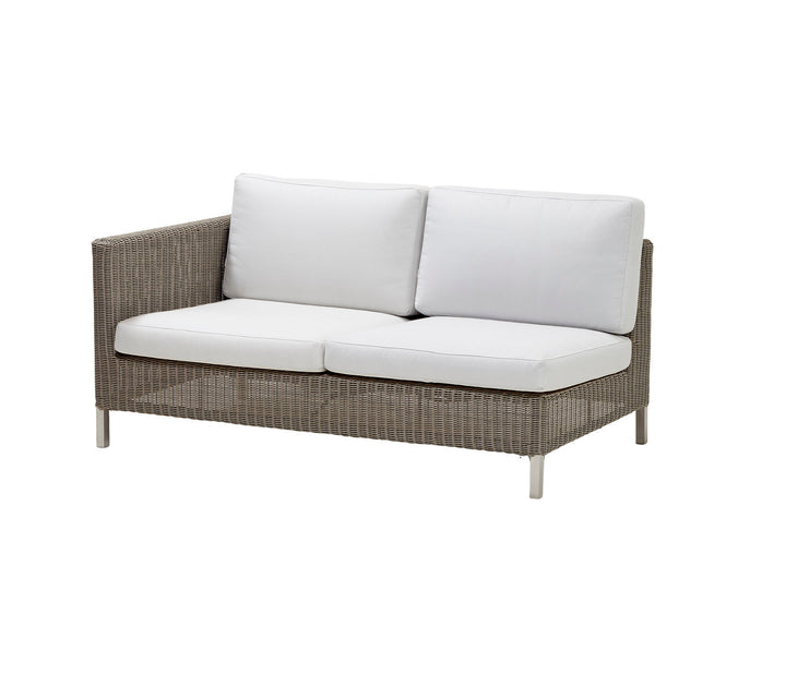 Produktbillede af CANE-LINE CONNECT SOFA 2PERS/HøJRE MODUL WHITE 148 i premium kvalitet