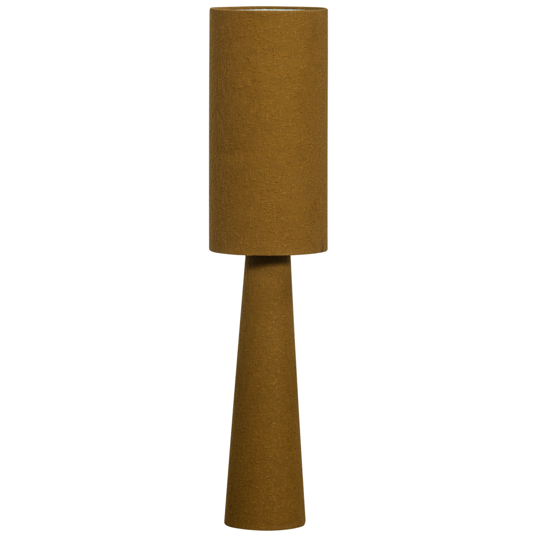 WOOOD Loft gulvlampe tapenade brun bouclé stof H:130