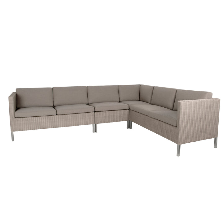 Produktbillede af CANE-LINE CONNECT DINING LOUNGE 1 TAUPE 302 i premium kvalitet