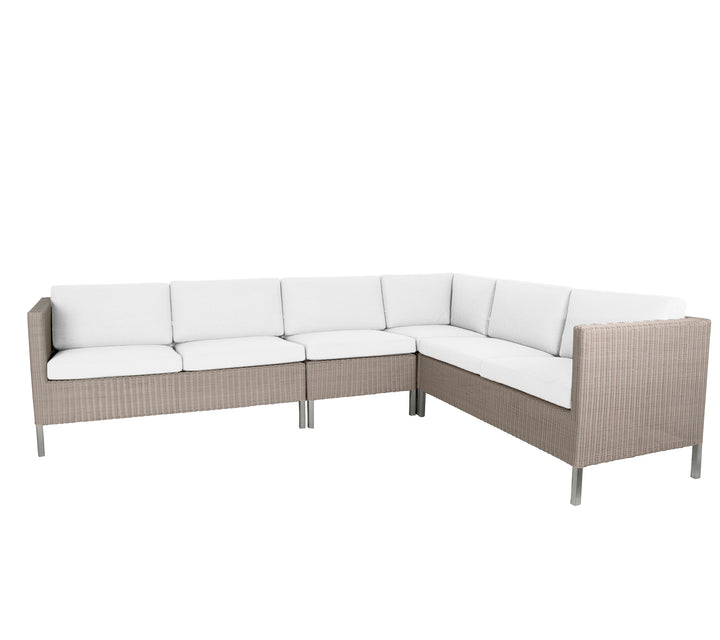 Produktbillede af CANE-LINE CONNECT DINING LOUNGE 10 WHITE 302 i premium kvalitet