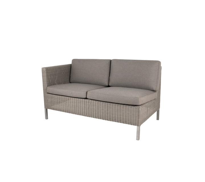 Produktbillede af CANE-LINE DINING LOUNGE SOFA 2PERS/HøJRE MODUL TAUPE 153 i premium kvalitet