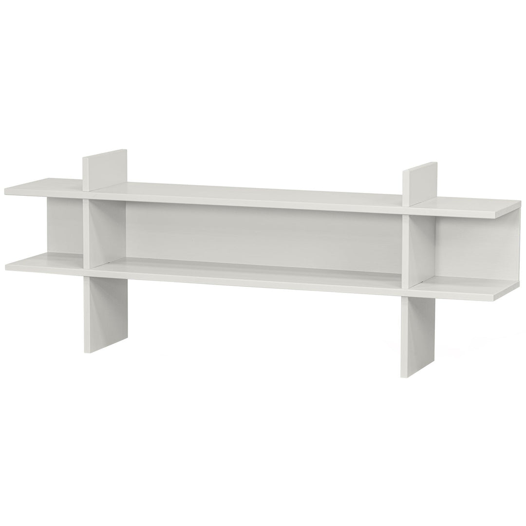 WOOOD Jana sidebord m. 1 hylde grå fyrretræ 180x35