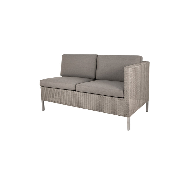Produktbillede af CANE-LINE DINING LOUNGE SOFA 2PERS/VENSTRE MODUL TAUPE 153 i premium kvalitet