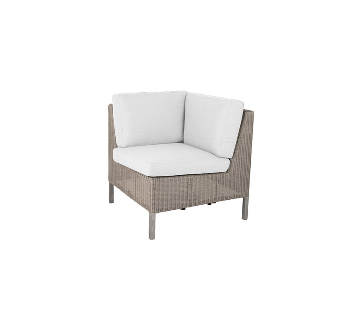 Produktbillede af CANE-LINE CONNECT DINING LOUNGE SOFA/HJøRNE MODUL WHITE 77 i premium kvalitet