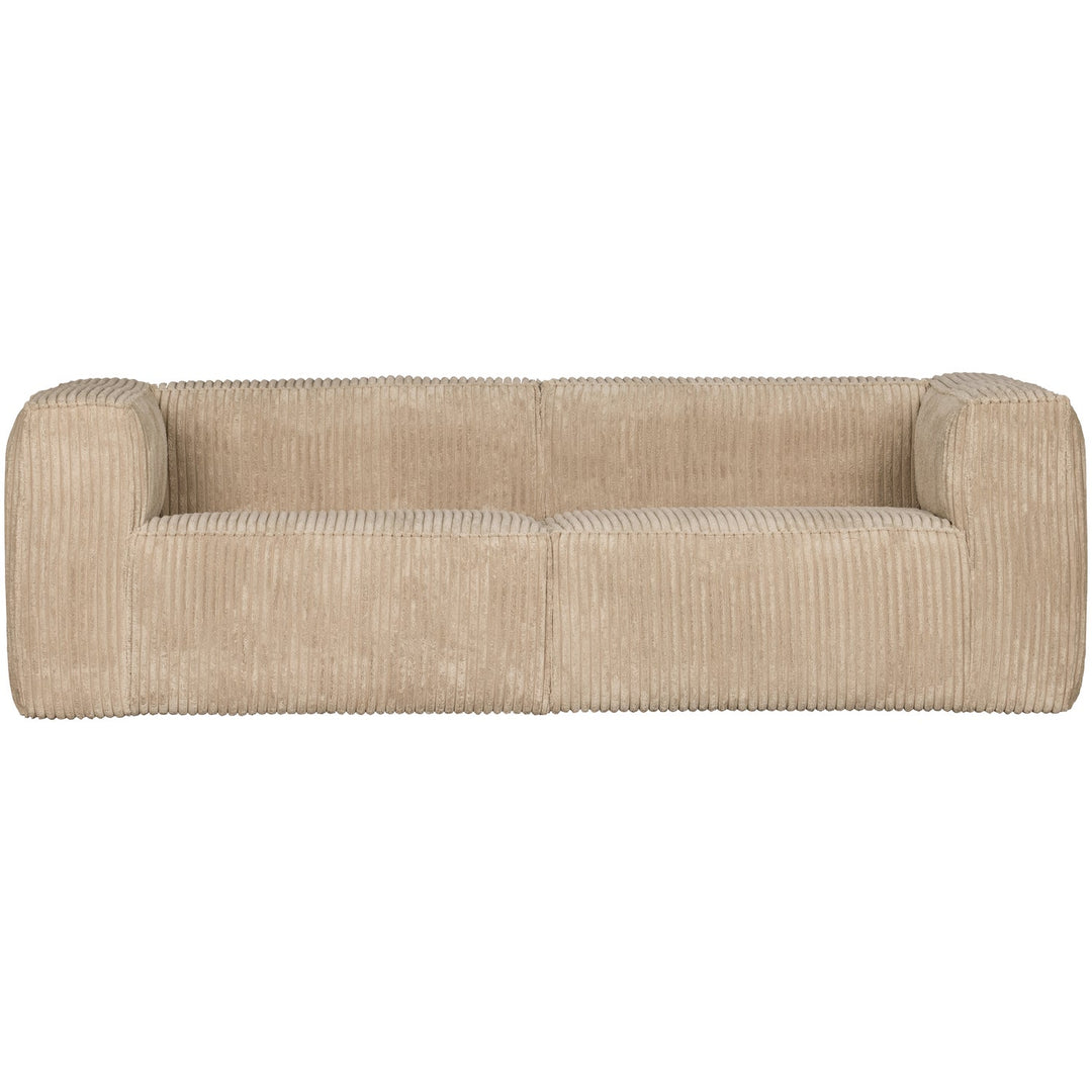 WOOOD Bean 3,5 pers. sofa travertin fløjl stof