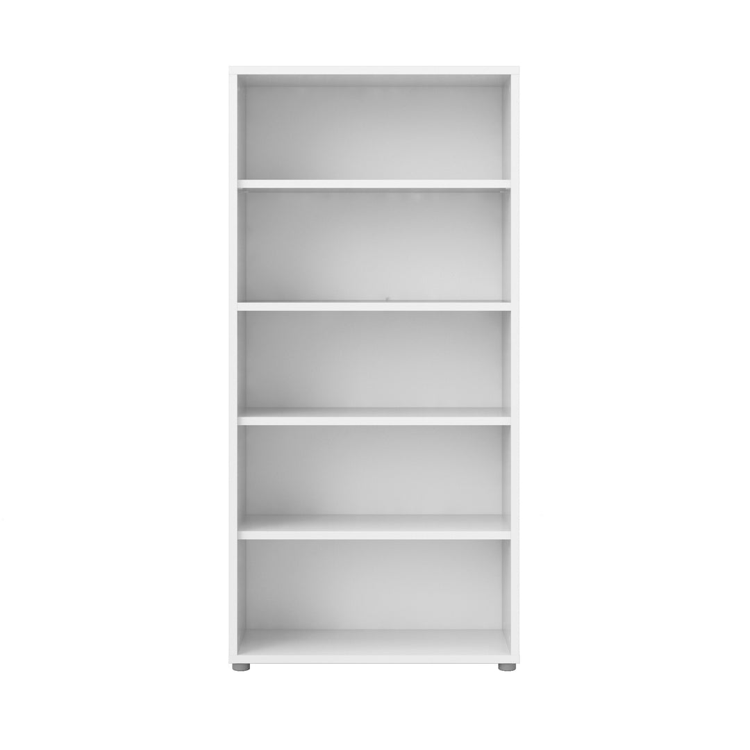 TVILUM PRIMA reol hvid sort 4 hylder Eg
