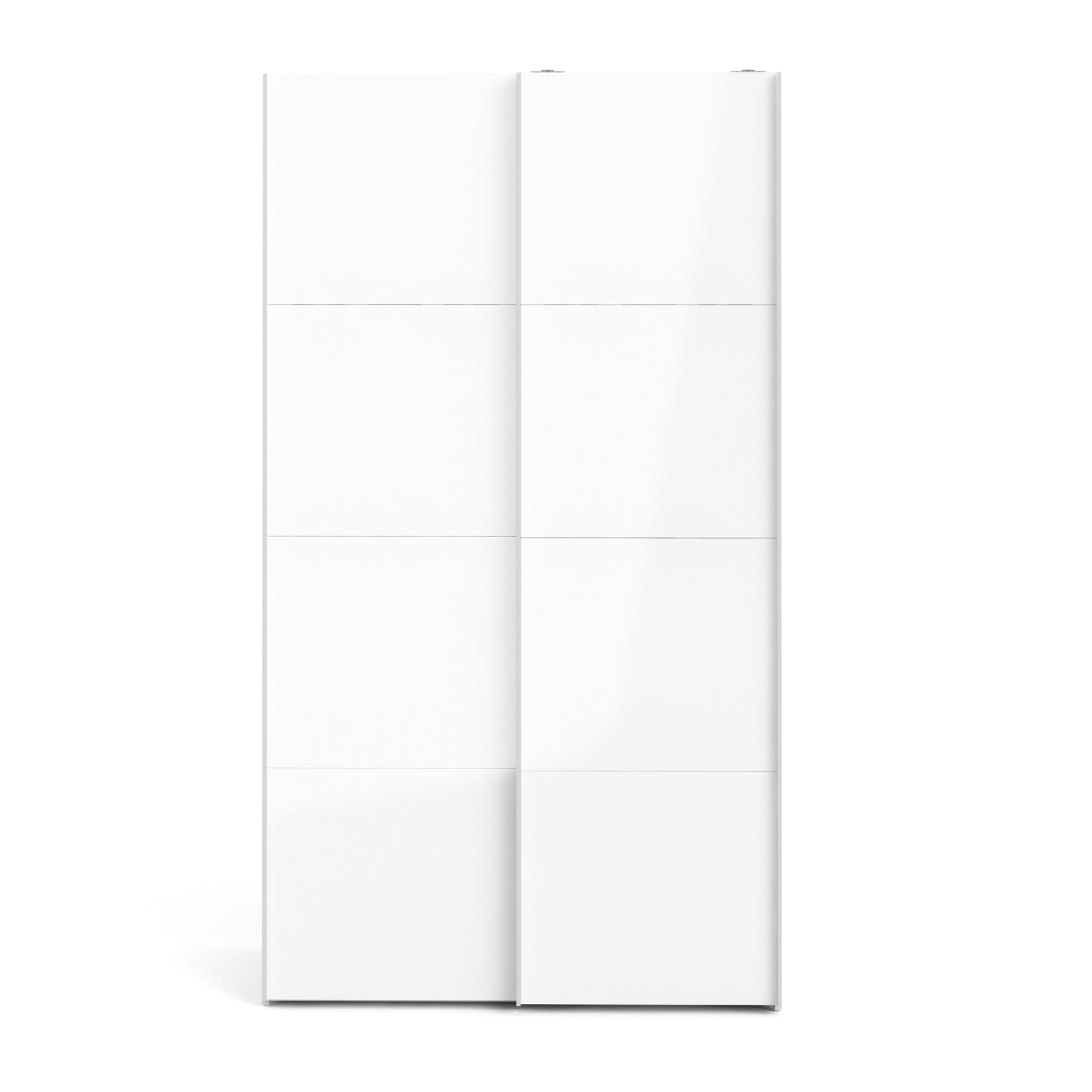 Produktbillede af TVILUM Firenze garderobeskab hvid laminat 2 skydelåger i premium kvalitet