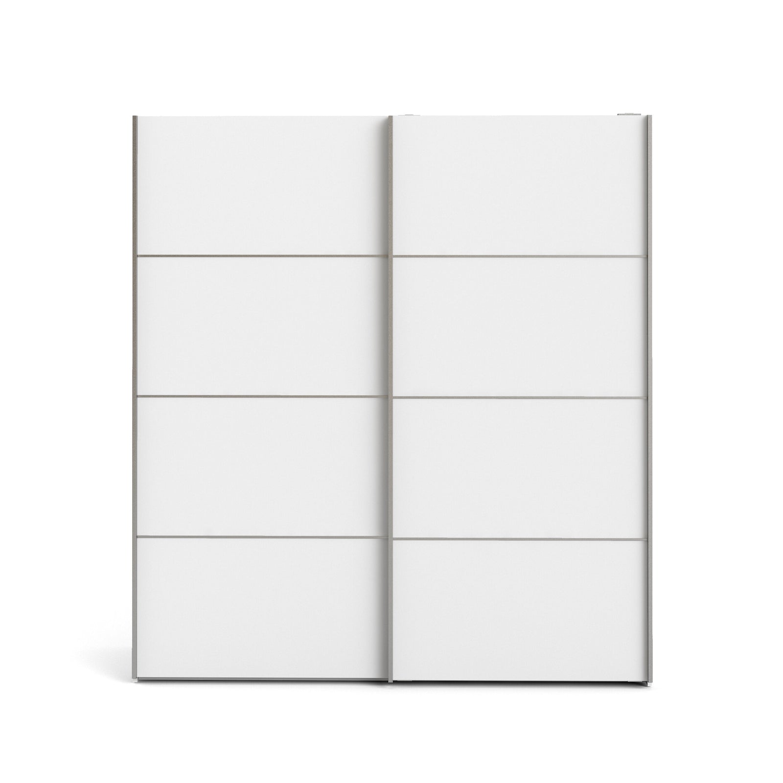 Produktbillede af TVILUM verona garderobeskab hvid træ 2 skydedøre i premium kvalitet