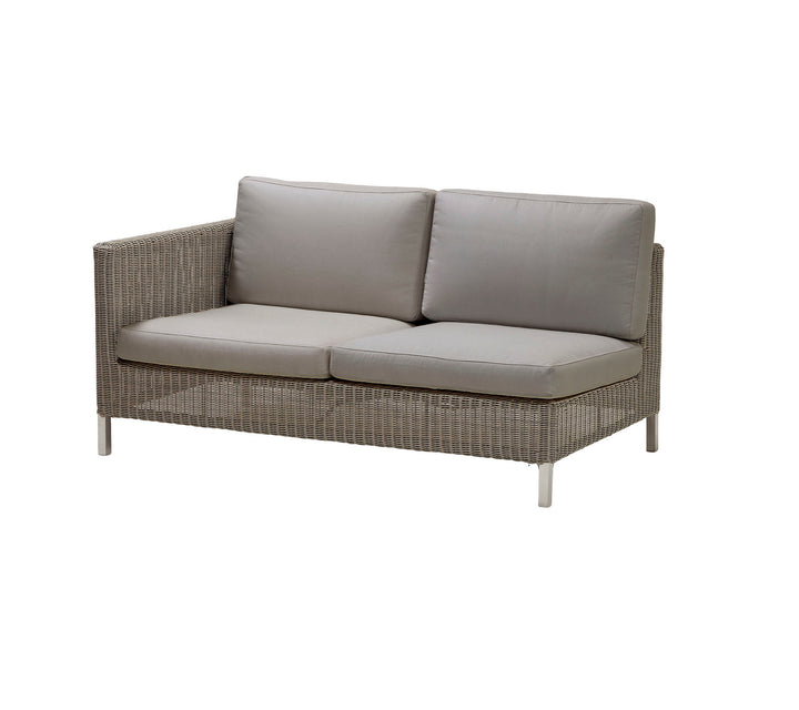 Produktbillede af CANE-LINE CONNECT SOFA 2PERS/HøJRE MODUL TAUPE 148 i premium kvalitet