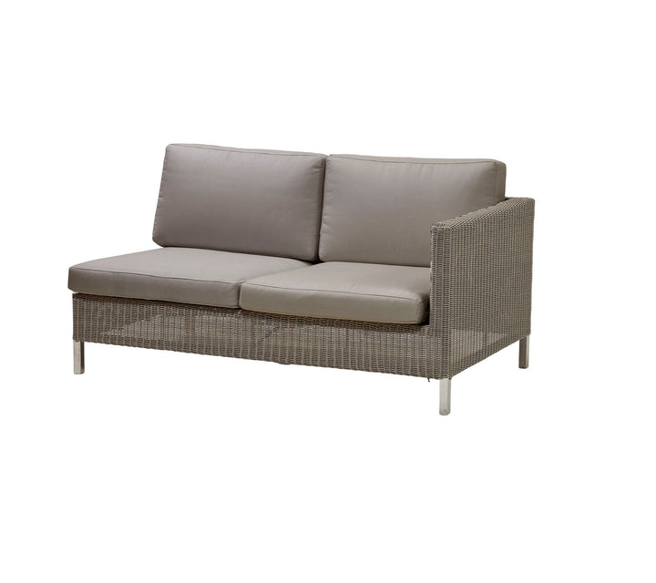 Produktbillede af CANE-LINE CONNECT SOFA 2PERS/VENSTRE MODUL TAUPE 148 i premium kvalitet