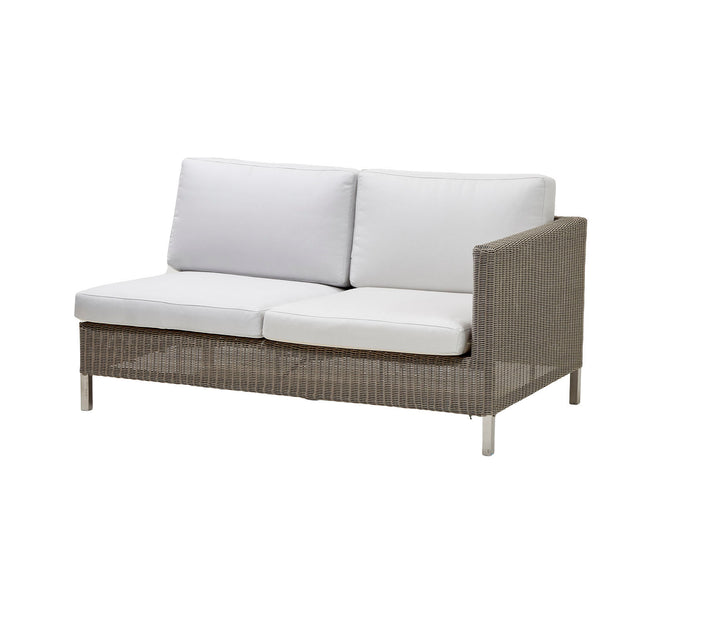 Produktbillede af CANE-LINE CONNECT SOFA 2PERS/VENSTRE MODUL WHITE 148 i premium kvalitet