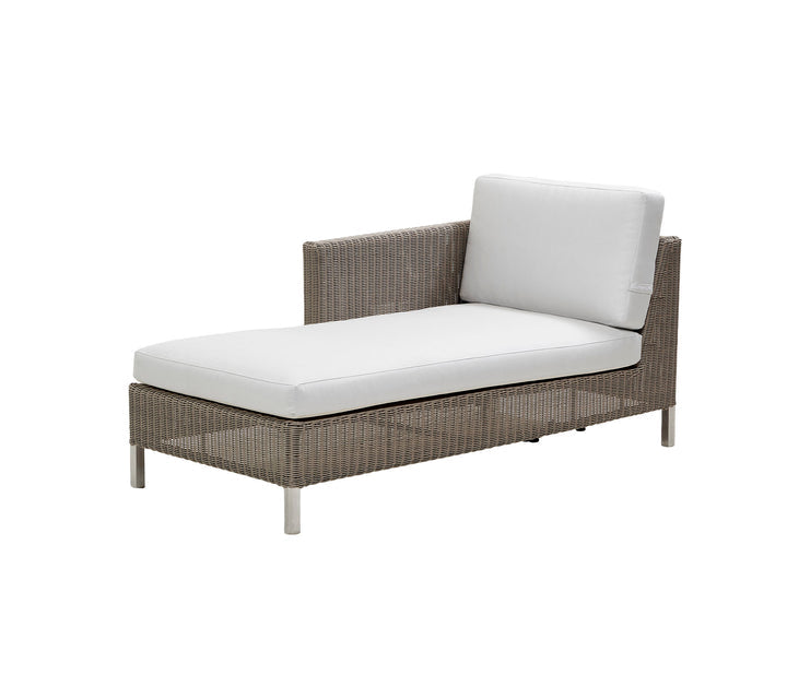 Produktbillede af CANE-LINE CHAISELONG MODULSOFA/HøJRE WHITE 153 i premium kvalitet