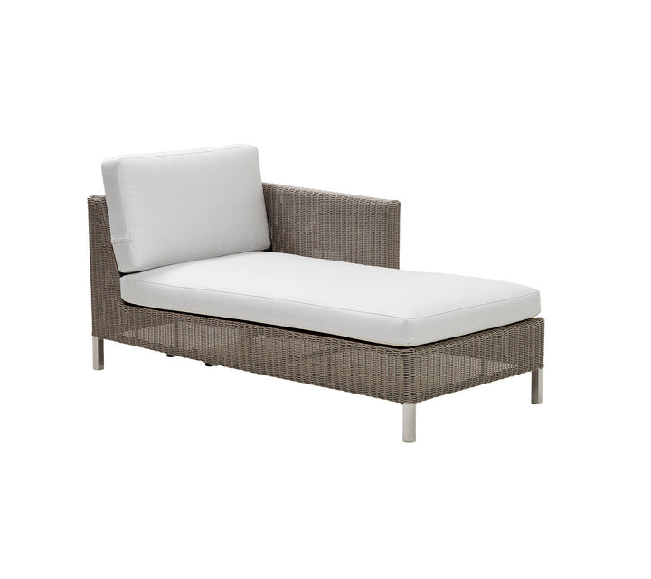Produktbillede af CANE-LINE CHAISELONG MODULSOFA/VENSTRE WHITE 153 i premium kvalitet