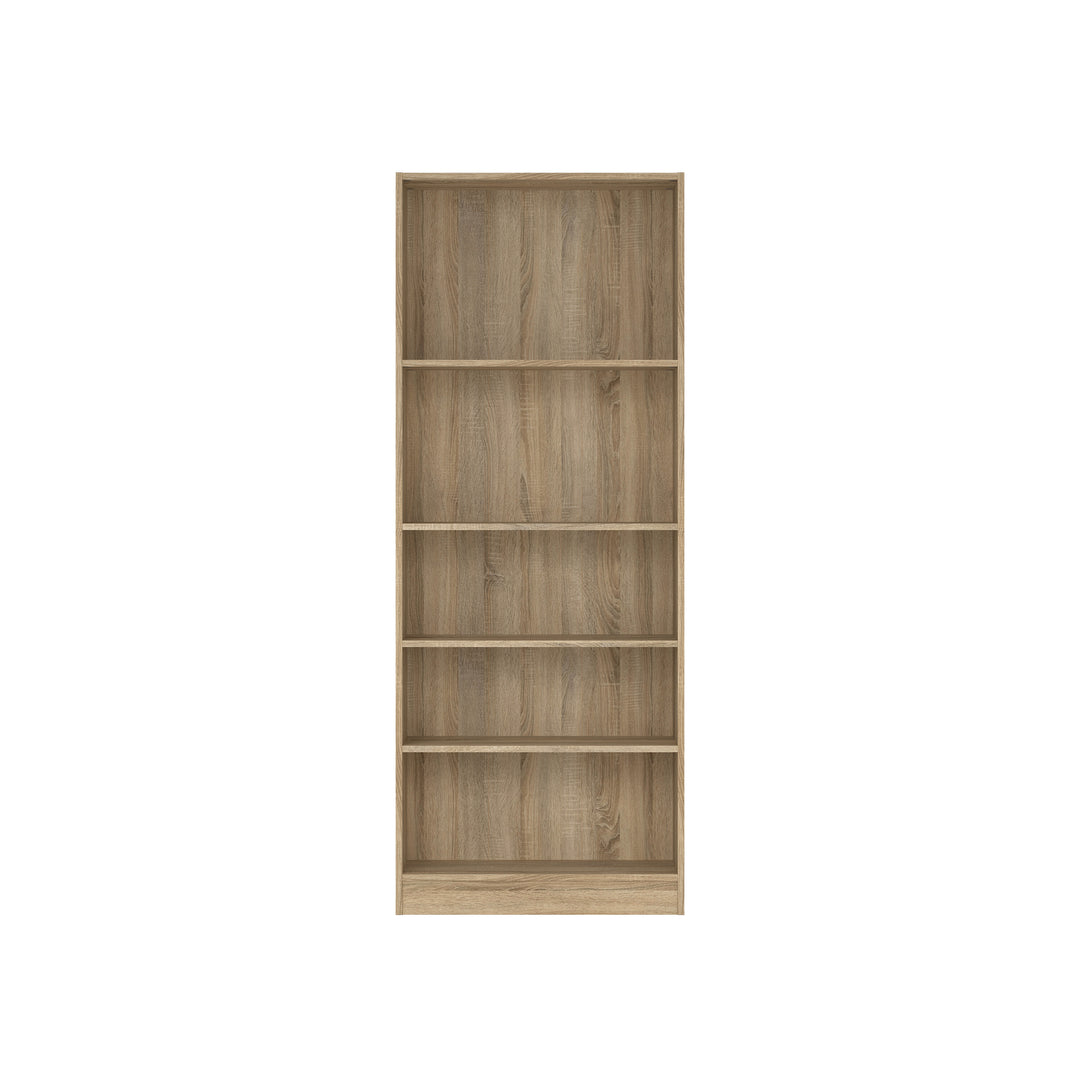 TVILUM Basic bogkasse egetræsstruktur m. 4 hylder H:203,2cm x79cm x 26,72cm