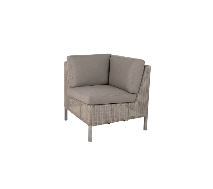 Produktbillede af CANE-LINE CONNECT DINING LOUNGE SOFA/HJøRNE MODUL TAUPE 77 i premium kvalitet