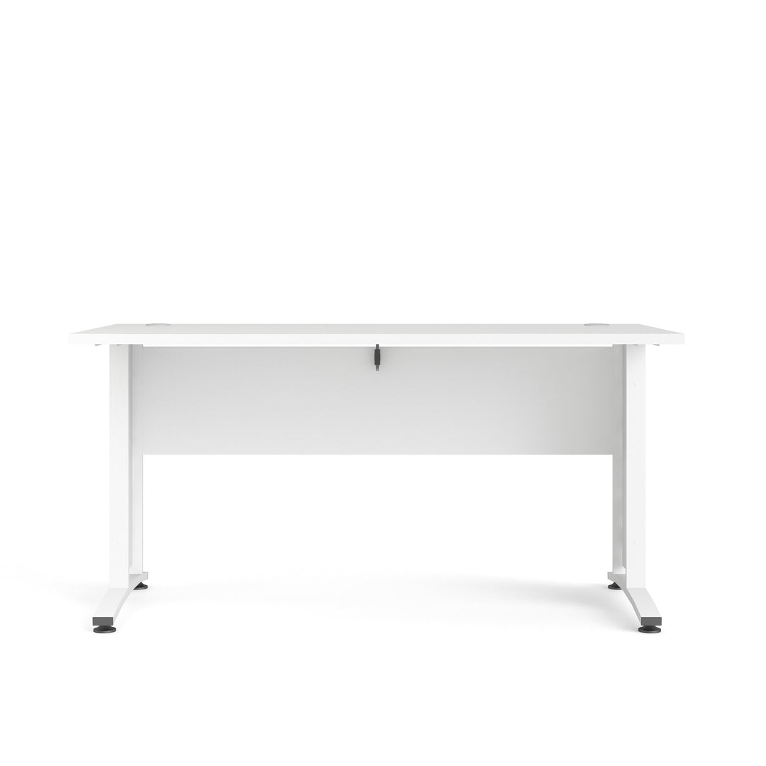 TVILUM Prima skrivebord hvid rektangulær 150x80
