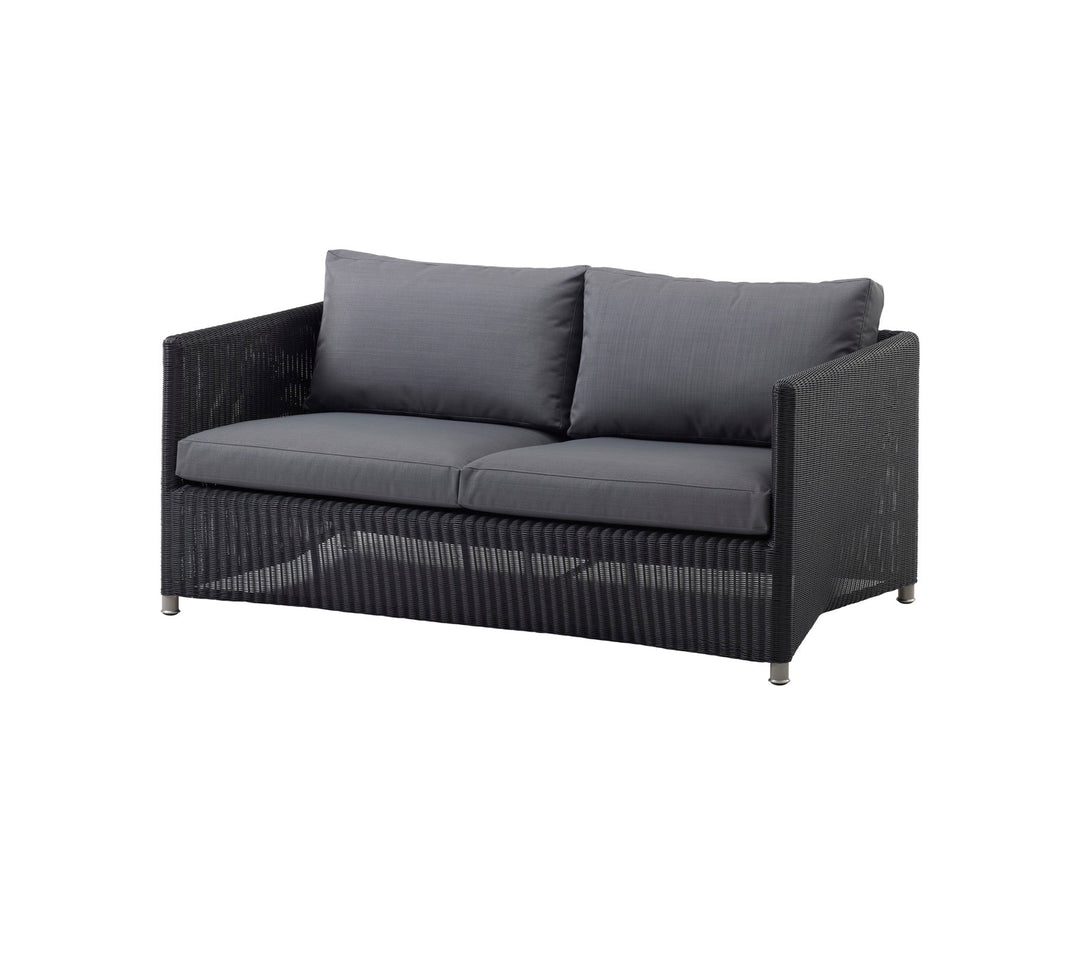 Produktbillede af CANE-LINE DIAMOND 2-PERS/SOFA GRAPHITE WEAVE 150 i premium kvalitet