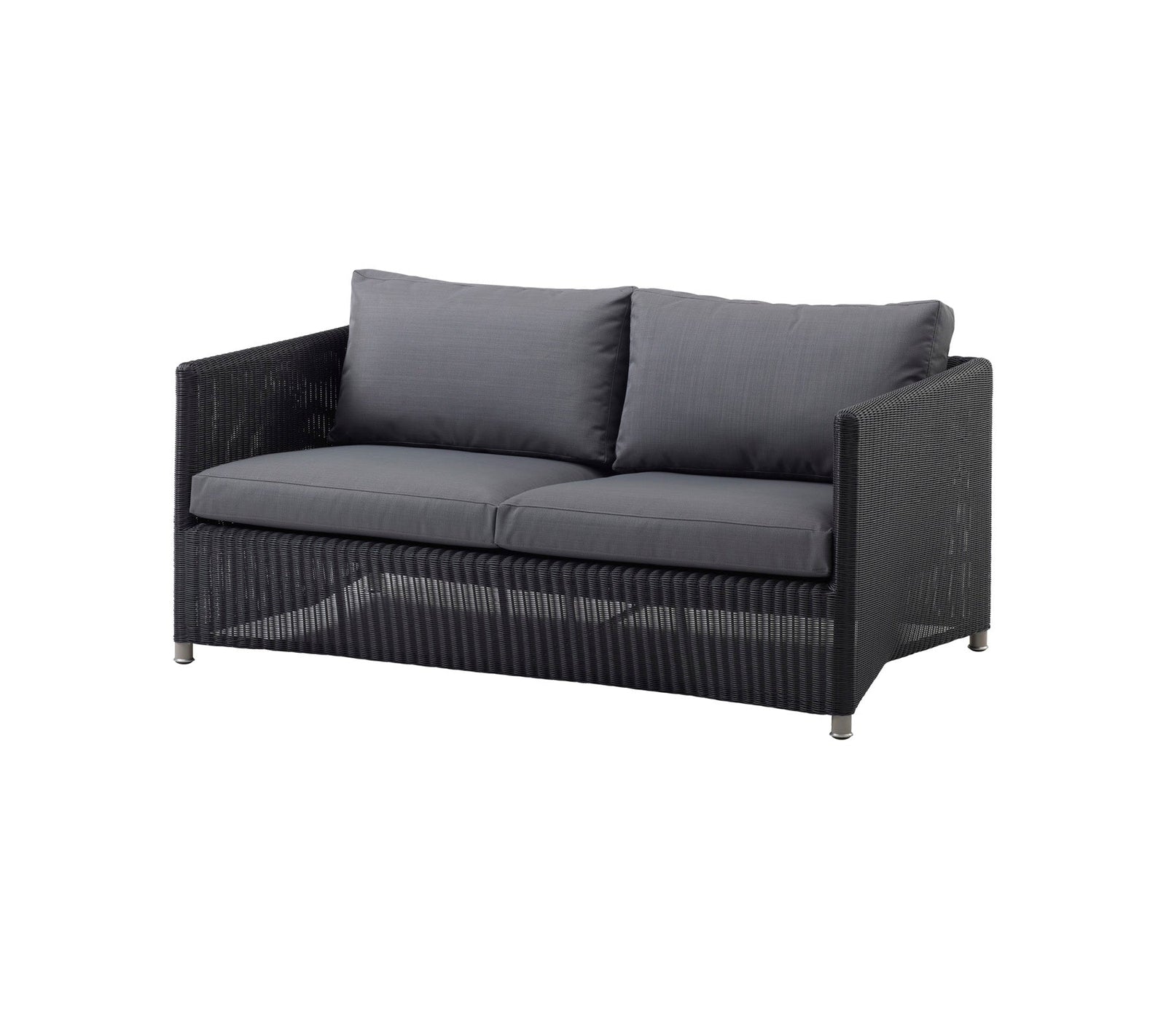 Produktbillede af CANE-LINE DIAMOND 2-PERS/SOFA GRAPHITE WEAVE 150 i premium kvalitet