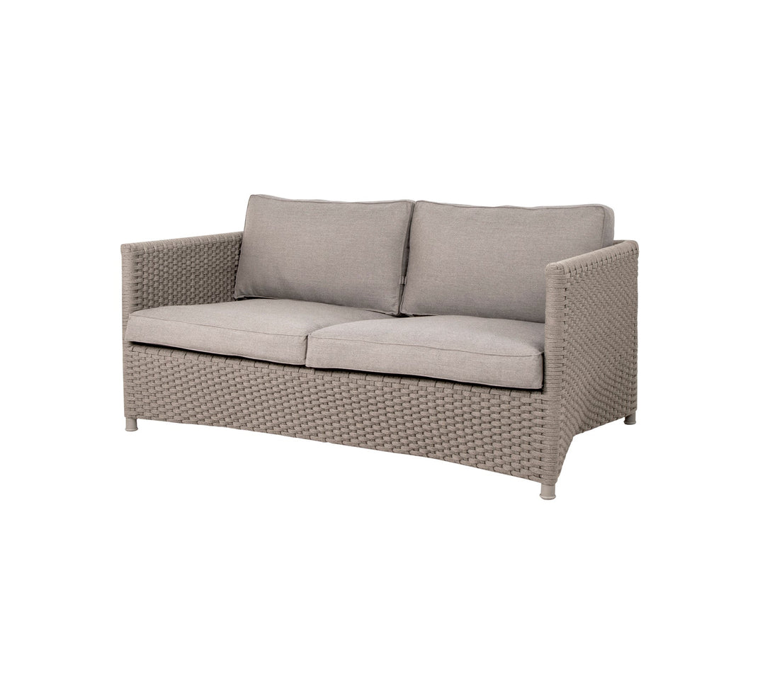Produktbillede af CANE-LINE DIAMOND 2-PERS/SOFA TAUPE WEAVE 150 i premium kvalitet