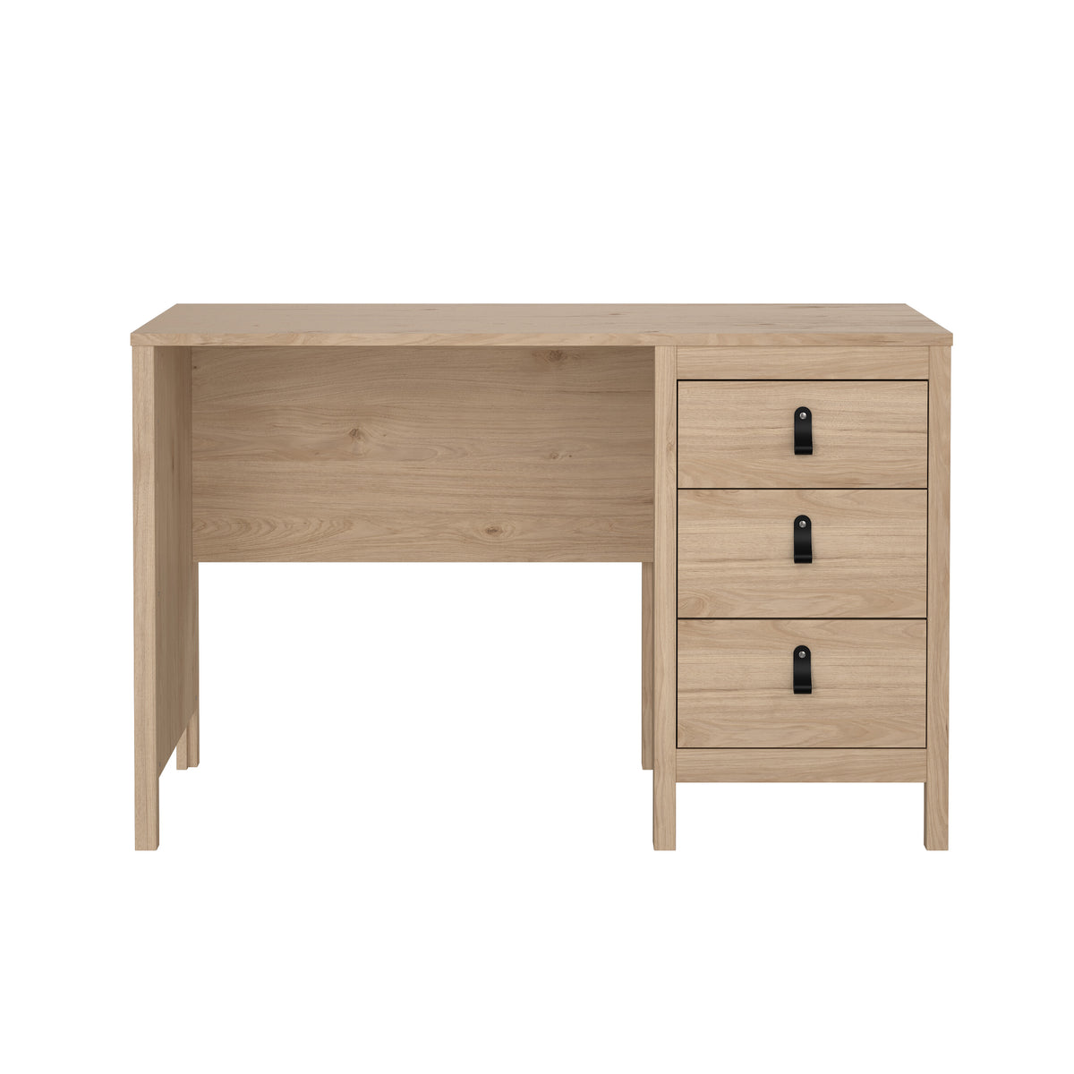 Tvilum Madrid skrivebord med 3 skuffer i Jackson Hickory træ