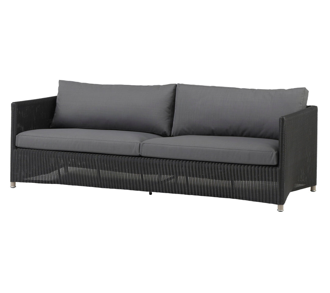 Produktbillede af CANE-LINE DIAMOND 3-PERS/SOFA GRAPHITE WEAVE 209 i premium kvalitet